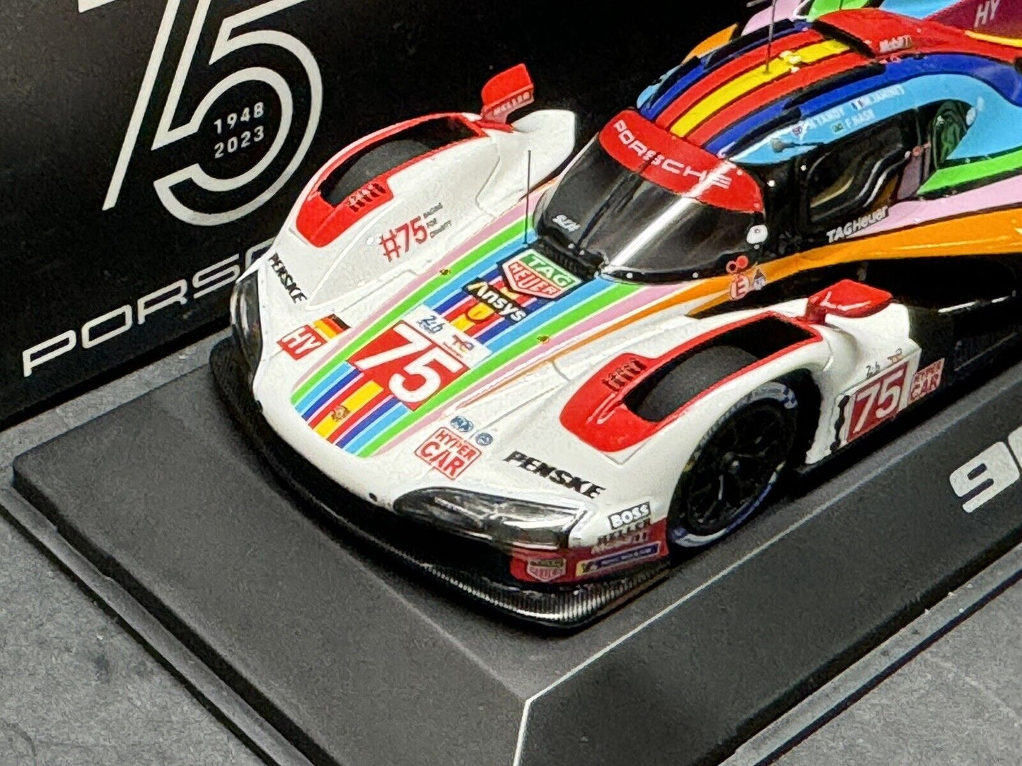 Porsche 963 LMDH #75 Porsche Penske Motorsport 24h Le Mans 2023 Spark 1:43 Scale