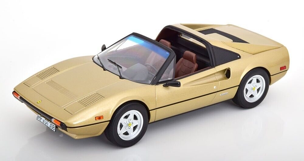 FERRARI 308 GTS  Quattrovalvole Gold 1982 Diecast Model Car by Norev