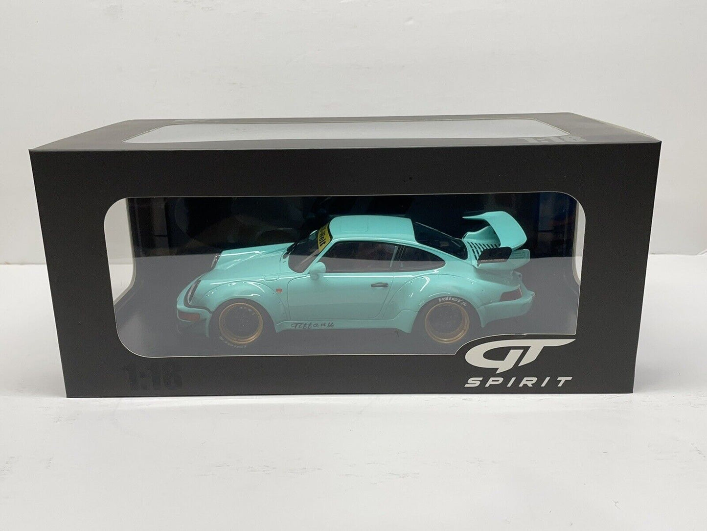 Porsche 964 RWB Tiffany Blue Model Car 1/18 Scale GT SPIRIT Limited Edition