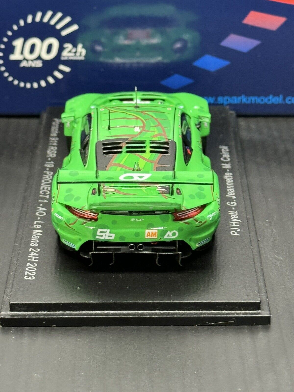 Porsche 911 RSR #56 Lemans  24Hr. 2023 AO Racing "Rexy" 1/43 Scale by Spark