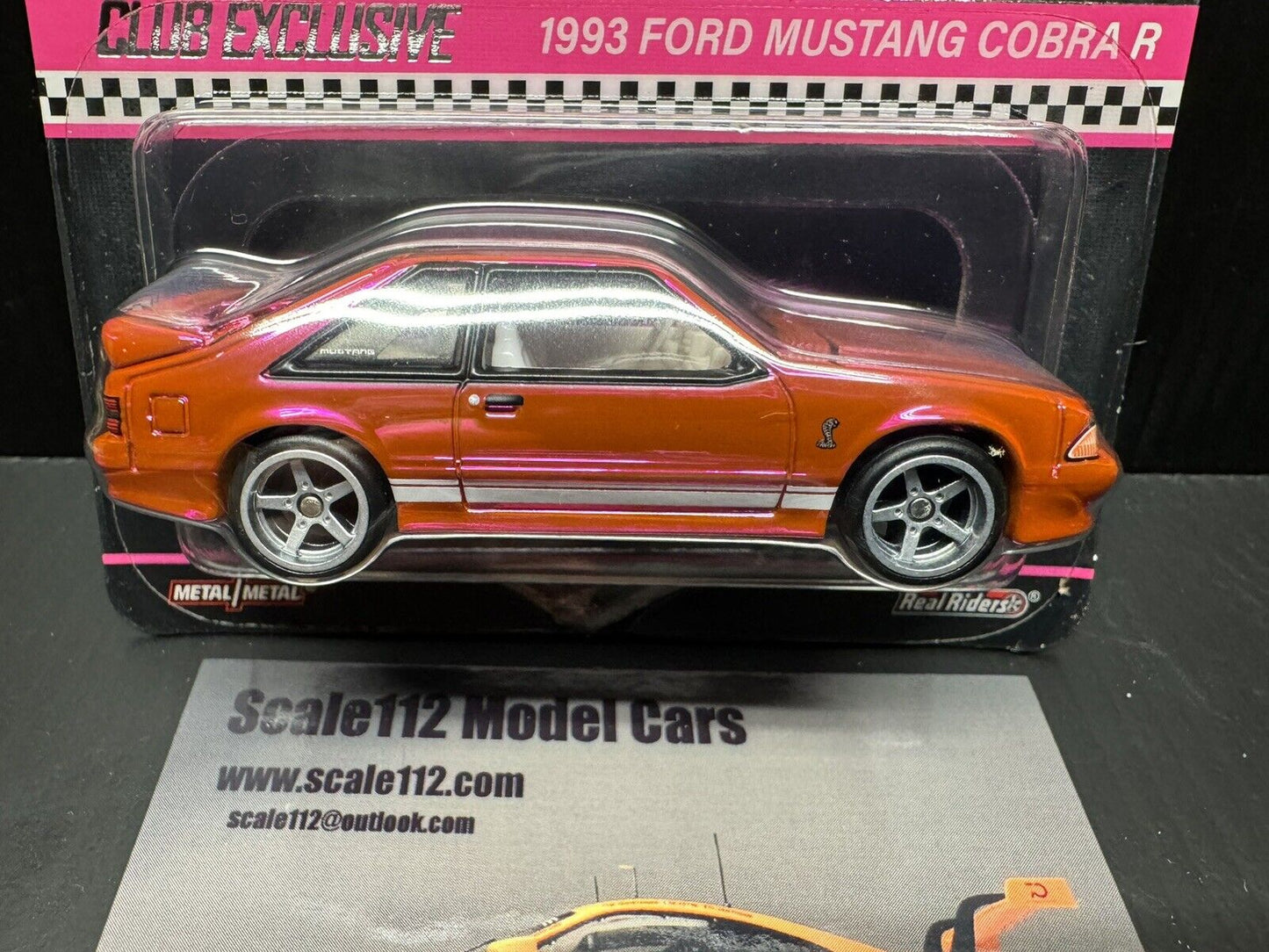 Hot Wheels RLC 24th National Convention Pink 1993 Ford Mustang Cobra R IN STOCK!