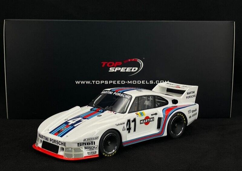 Porsche 935/77 #41 Martini Racing 1977 24 Hours of Le Mans 1/18 Scale Top Speed