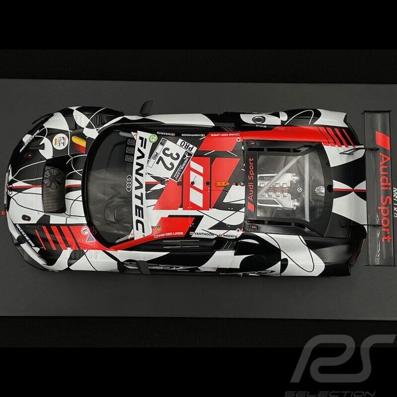 1/18 Scale SPARK R8 LMS GT3 Audi Sport Team WRT #32 2021 SPA 2nd