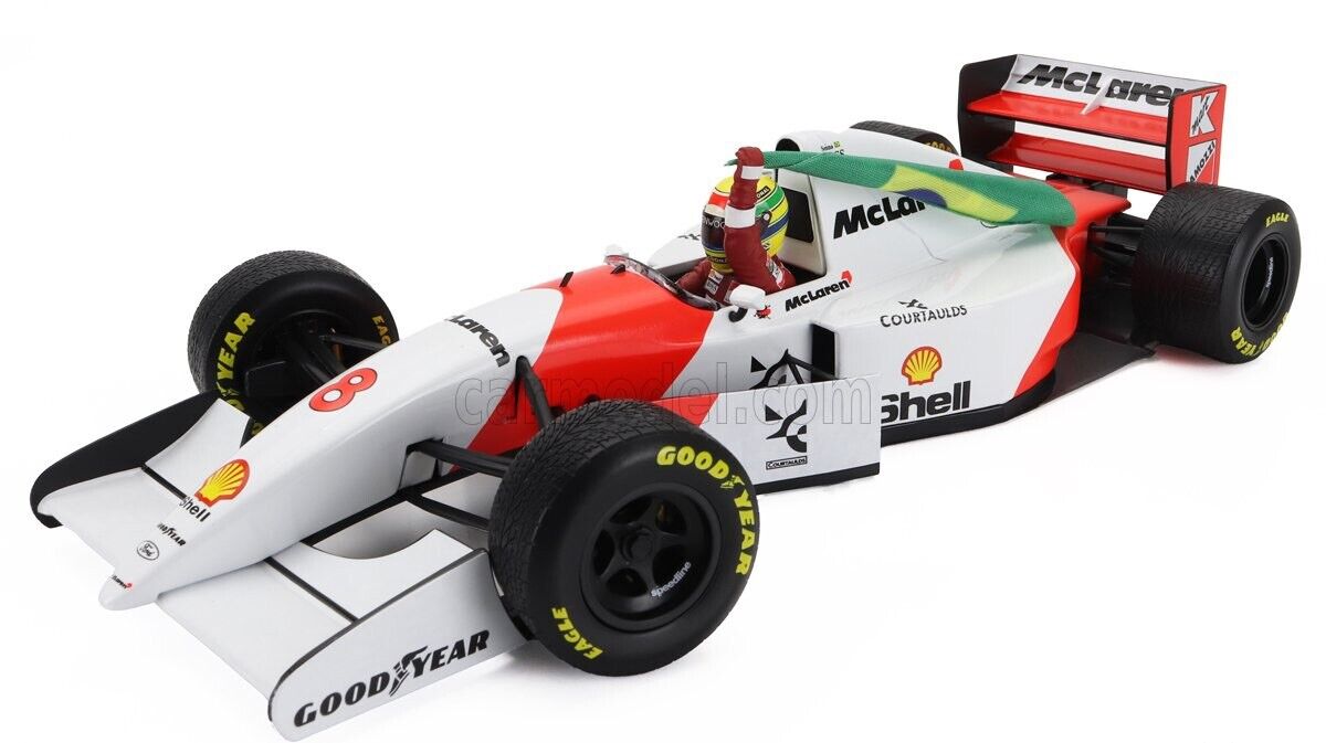 McLAREN F1 FORD MP4/8 V8 WINNER EUROPEAN GP 1993 SENNA 1/18 Minichamps Box Set