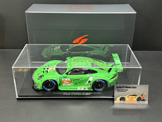 Porsche 911 RSR #56 Lemans  24Hr. 2023 AO Racing "Rexy" 1/18 Scale by Spark