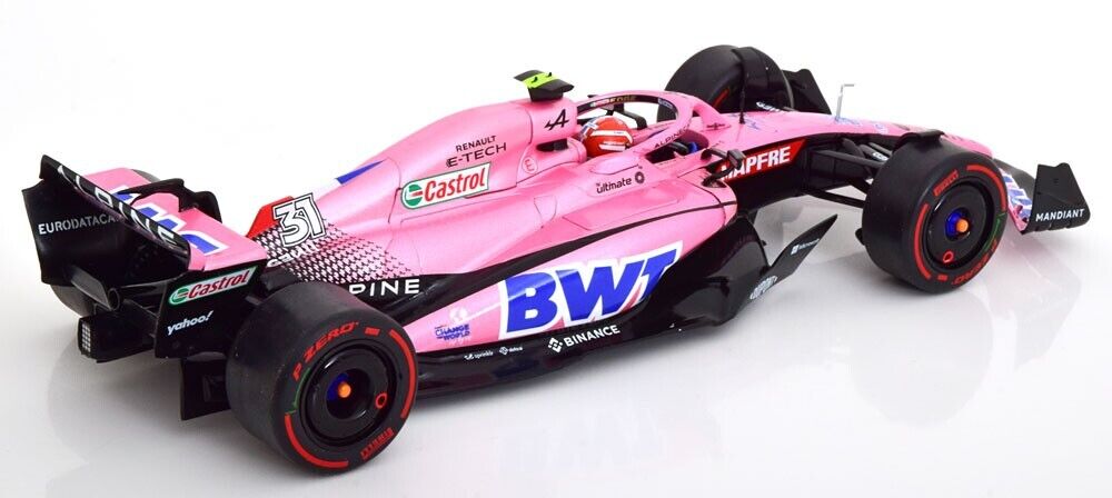 1/18 Scale Solido Esteban Ocon Alpine A522 #31 2022 F1 Saudia Arabian GP