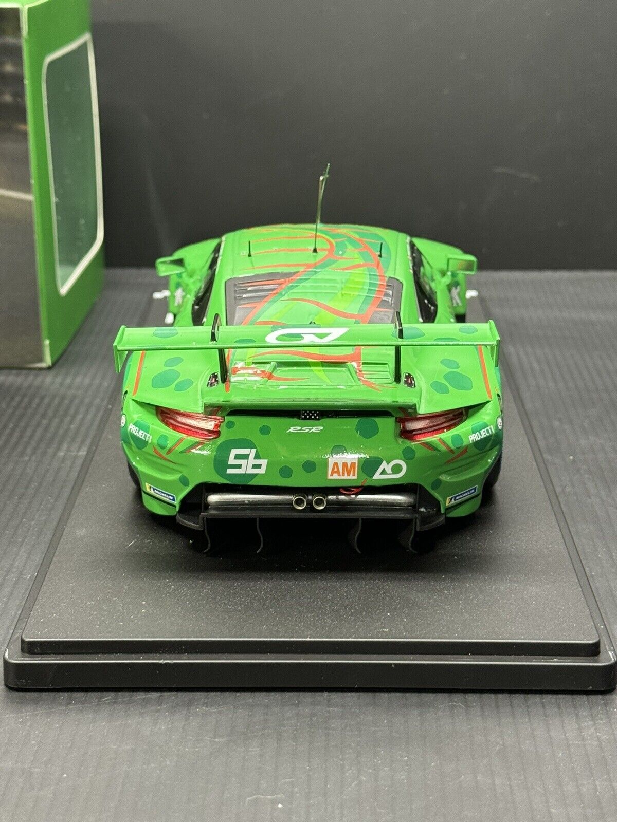 Porsche 911 RSR #56 Lemans  24Hr. 2023 AO Racing "Rexy" 1/18 Scale by IXO