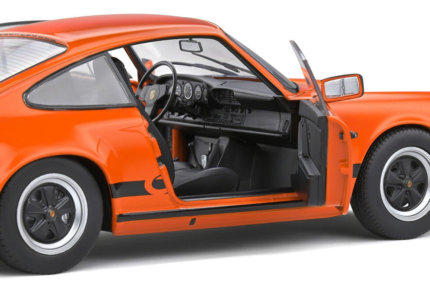 1/18 scale 1977 Porsche 930 911 3.0 Carrera Gulf Orange Model Car by SOLIDO