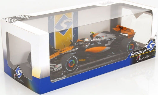 McLaren MCL60 #4 2023 British GP  2nd Place 1/18 Scale Diecast Model by Solido