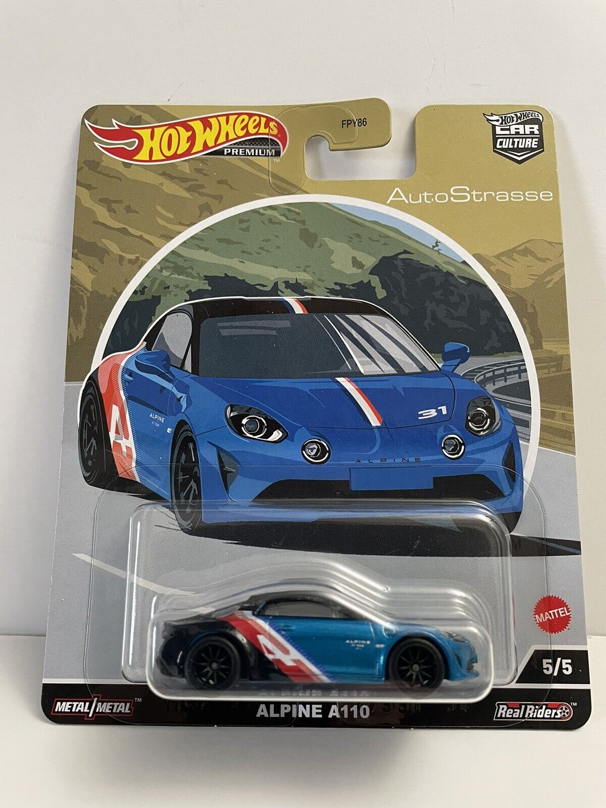 Hot Wheels Alpine A110 Auto Strasse FPY86-Q 1/64