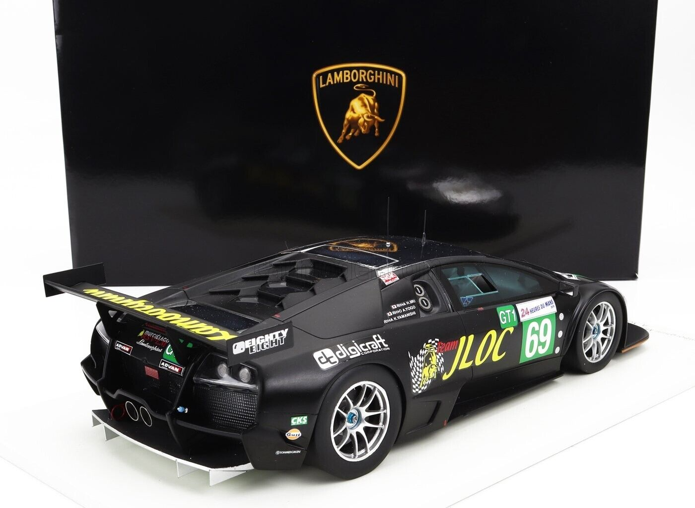 LAMBORGHINI MURCIELAGO R-SV LM - LE MANS 2010 - SPARK 1/18 SCALE MODEL CAR