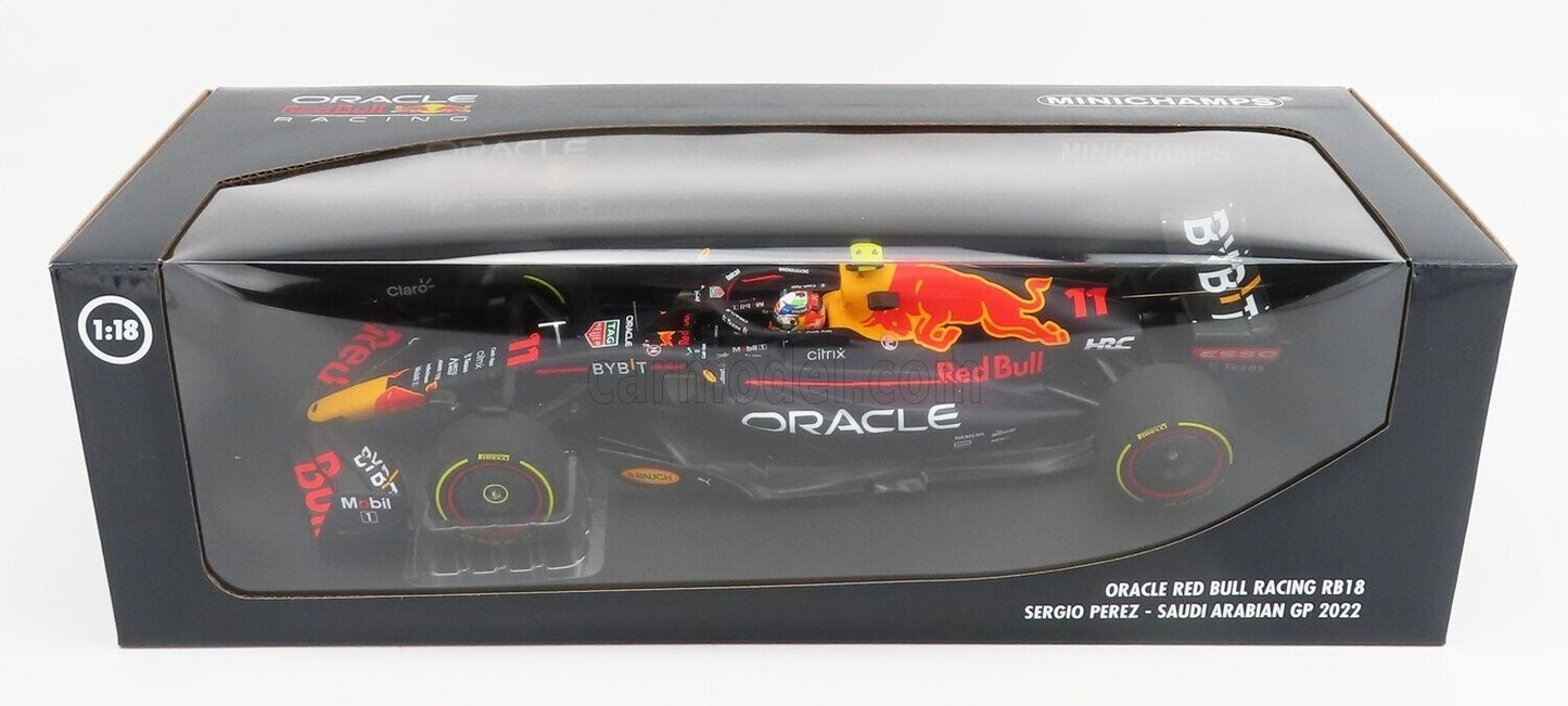 1/18 MINICHAMPS  BULL RB18 SAUDI ARABIAN GP 2022 SERGIO PEREZ