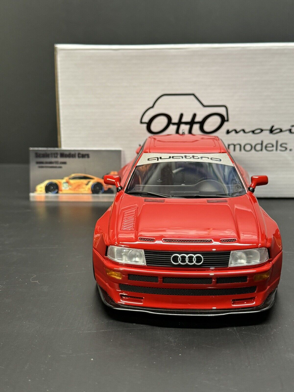 AUDI 80 B4 COUPE RS2 RED PRIOR DESIGN - 2021 - OTTO MOBILE 1/18