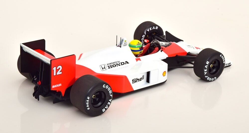 1/18 SCALE MINICHAMPS F1 MCLAREN HONDA MP4/4 #12 SENNA Special Edition Box Set