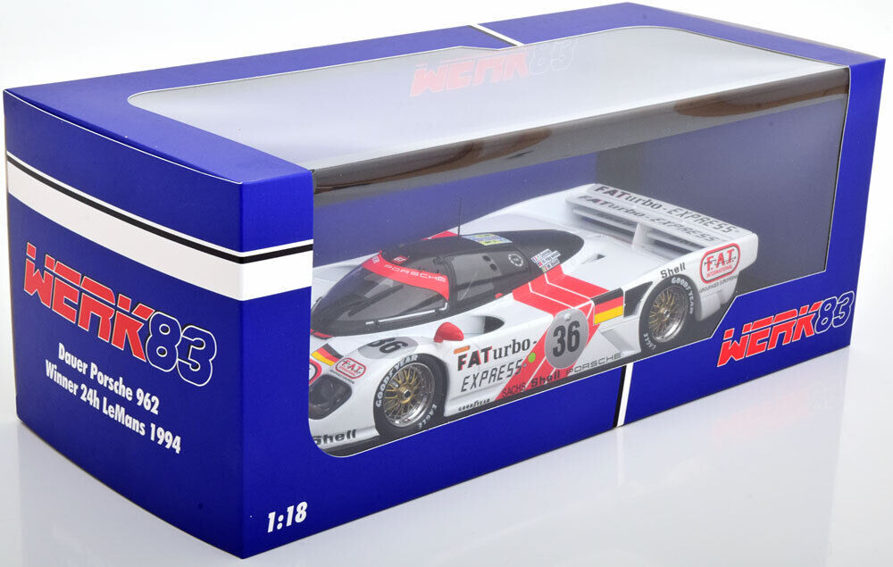 1/18 Scale 1994 Porsche 962, LeMans Winner, Damlas / Haywood / Baldi WERKS 83