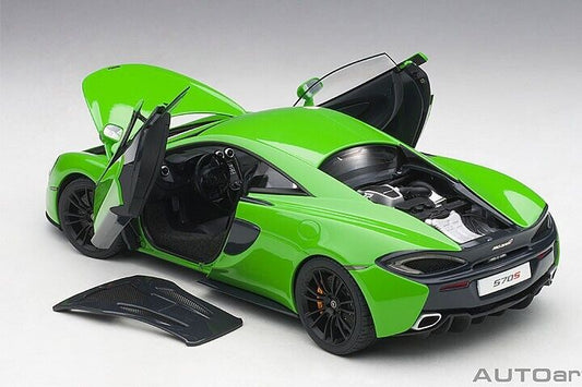 Mclaren 570S Mantis Mantis Green 1/18 Model Car by Autoart