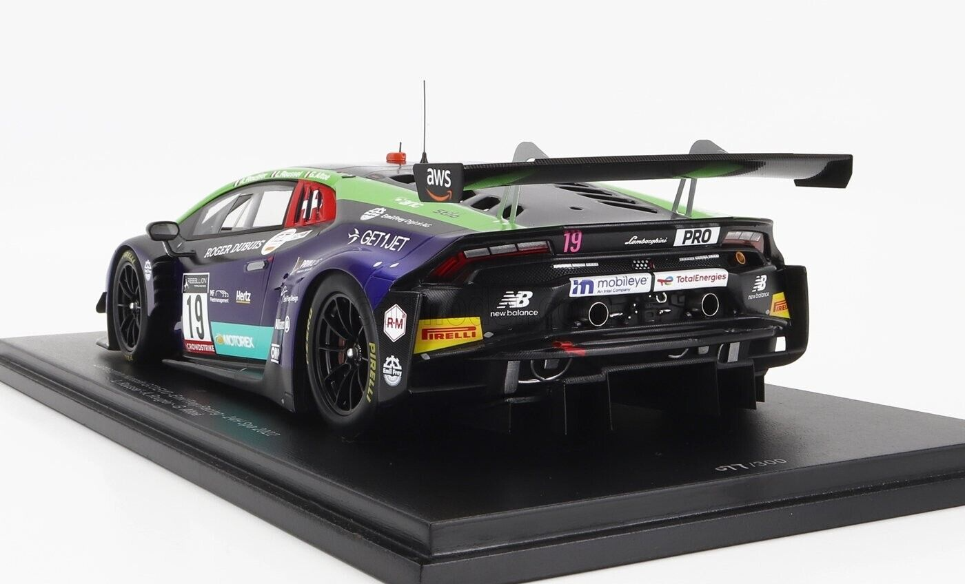 LAMBORGHINI HURACAN GT3 - EMIL FREY RACING #19 24 H SPA - SPARK 1/18 SCALE