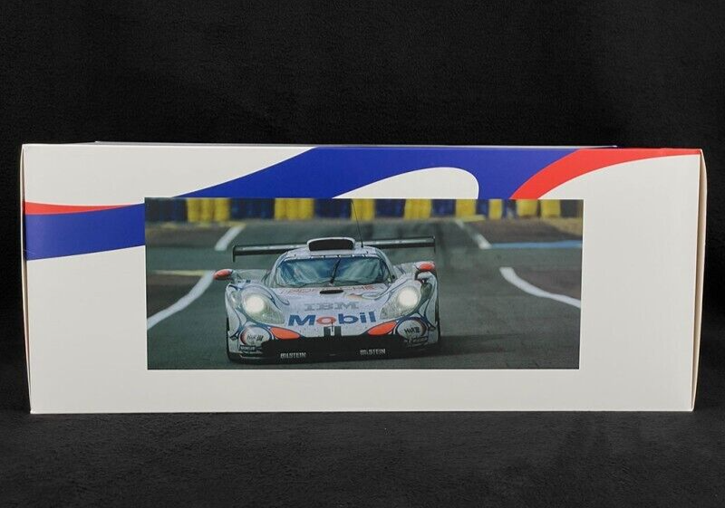 Porsche GT1 #26 Winner 24h LeMans w/ Display Case Ltd. to 911 1/18 Scale Spark