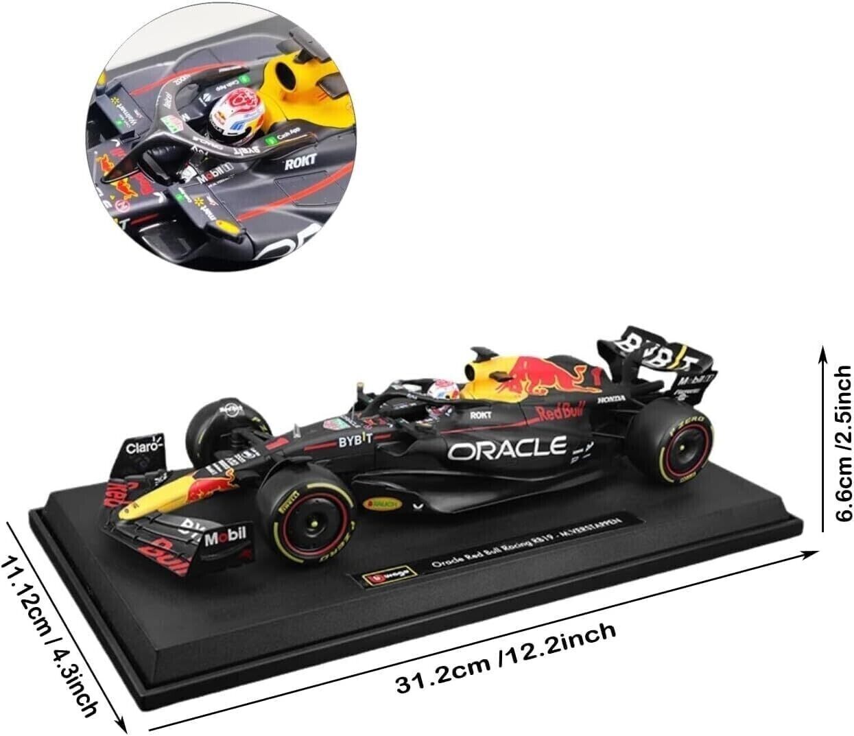 1/18 Scale 2023 F1 Oracle RB Racing RB19 #11  Max Verstappen Bburago Model Car