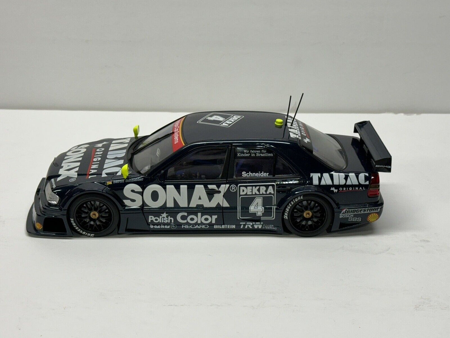 1/18 MINICHAMPS/UT MERCEDES -BENZ C-CLASS #4 SCHNEIDER DTM 1994  DIECAST MODEL