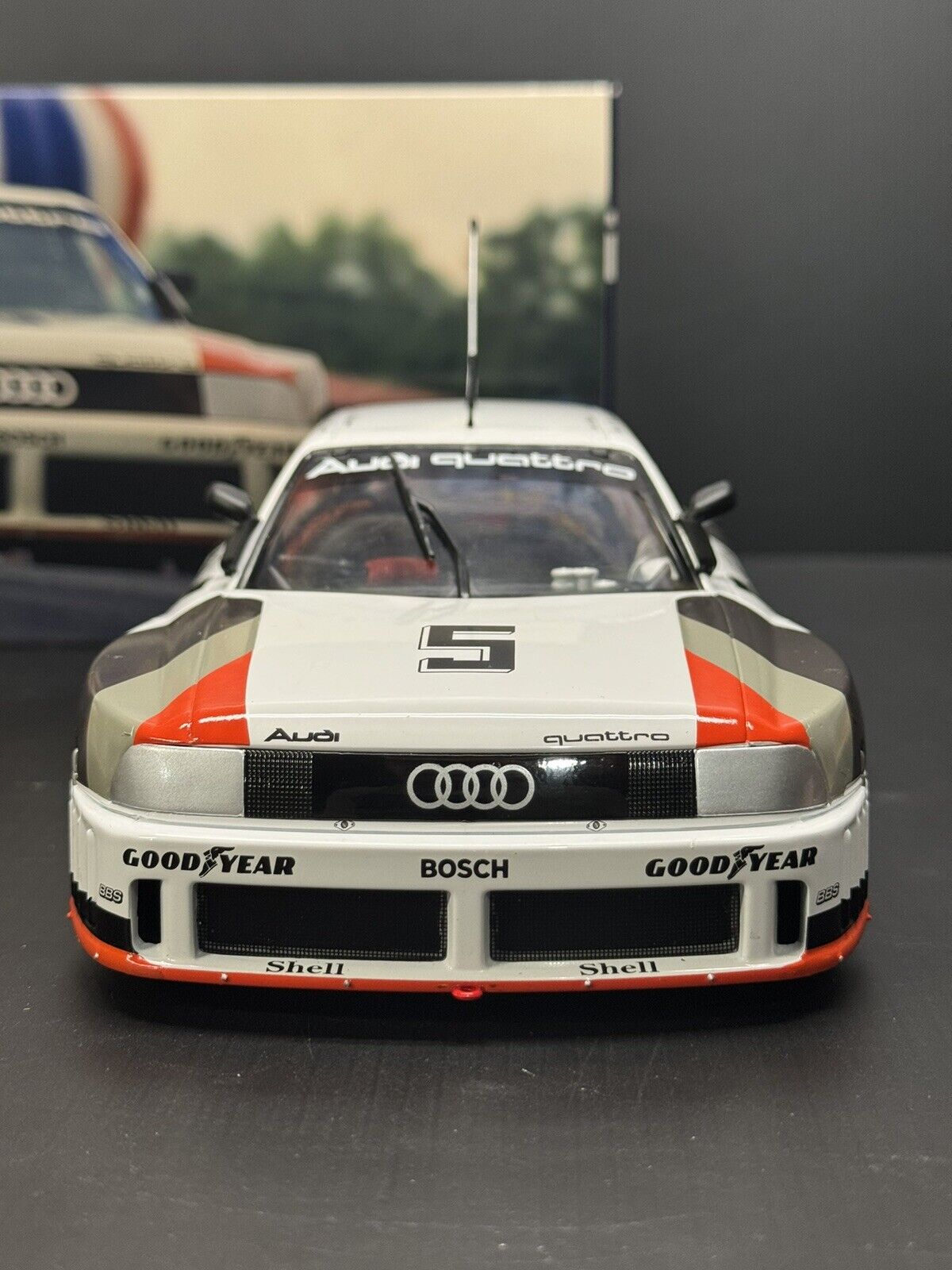 1/18 Scale AUDI 90 IMSA GTO 500Km Road America 1989 Diecast Model Car by Werk83