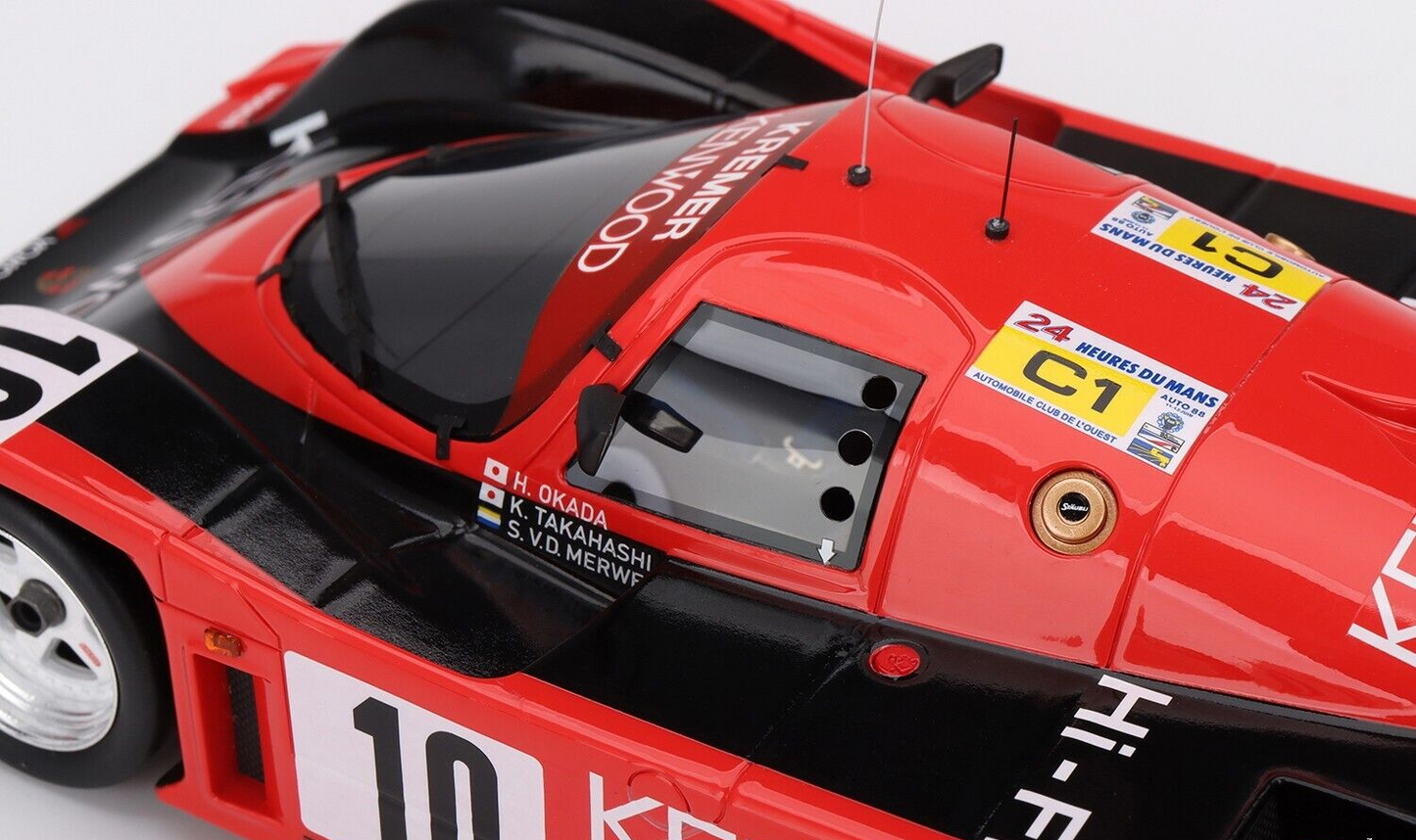 1/18 SCALE TOP SPEED Porsche 962 CK6 #10 Kremer Racing 1990 Le Mans 24 Hrs.