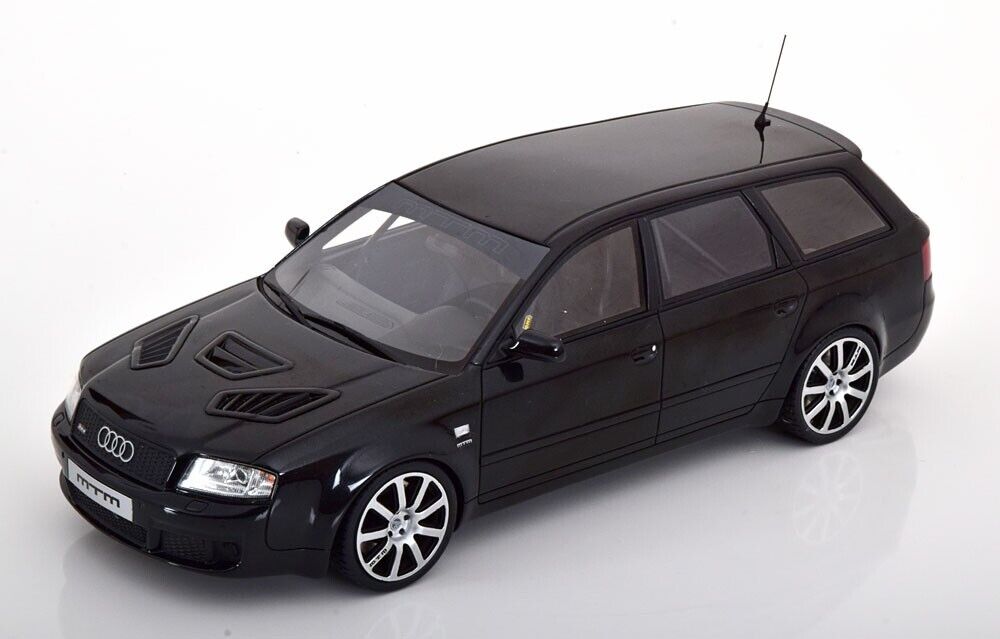 Audi RS6 Avant MTM Clubsport Black 2004 Resin Model Car 1/18 Scale By Ottomobile