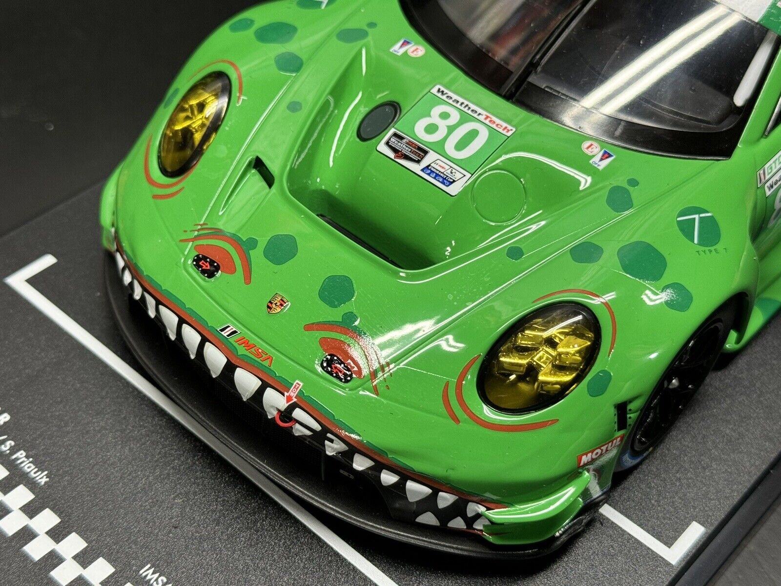 Porsche 911 GT3 RSR #912 Petit Le Mans USA 2018 1:43 - IXO Models Porsche 911 GT3 RSR #912 Petit Le Mans USA 2018 1:43 - IXO Models