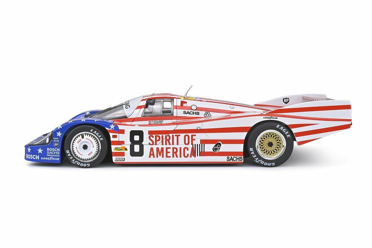 1/18 Scale Solido Porsche 956LH 956 Follmer / Morton / Miller Le Mans 1986