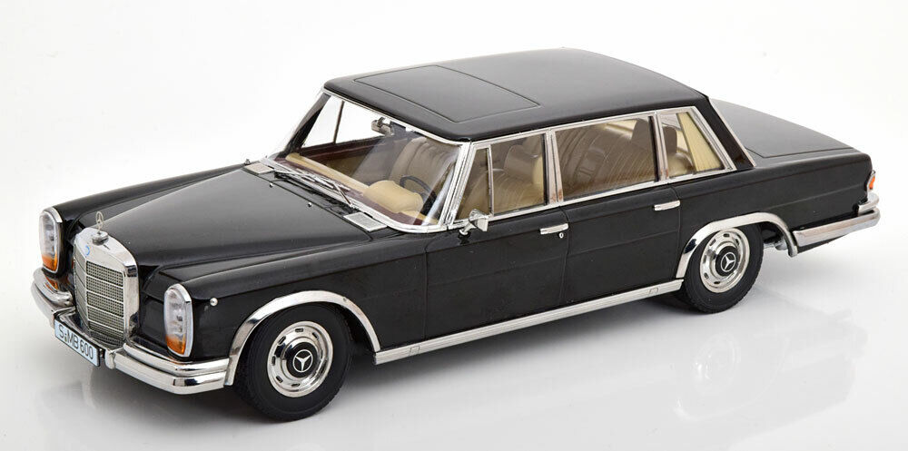 1/18 SCALE KK-SCALE 1963 MERCEDES 600 SWB W100 BLACK MODEL CAR