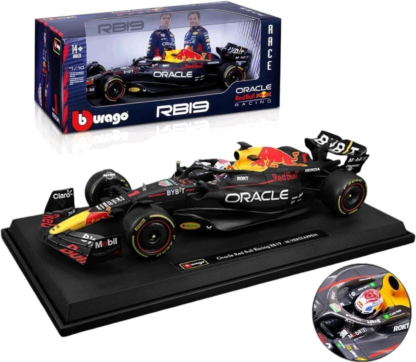 1/18 Scale 2023 F1 Oracle RB Racing RB19 #11  Max Verstappen Bburago Model Car