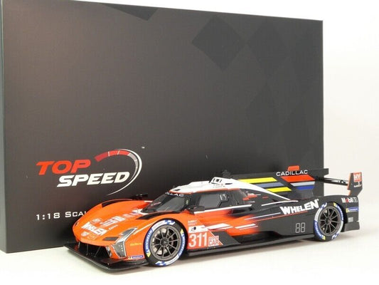 Cadillac V-LMDh GTP Whelen Engineering 2023 WEC LeMans 1/18 Scale Top Speed