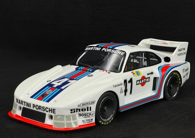 1/18 SCALE TOP SPEED Porsche 935/77 #41 Martini Racing 1977 Le Mans 24 Model Car