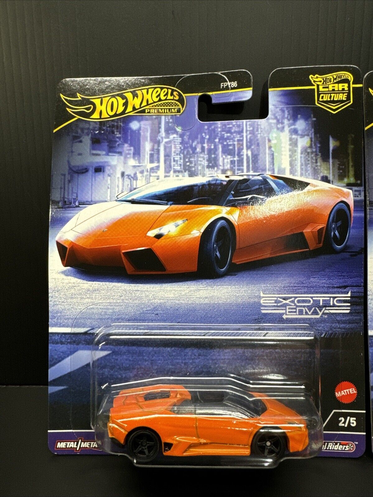 Hot Wheels Car Culture 2024 Exotic Envy Lamborghini Reventon Roadster Lot Of 2