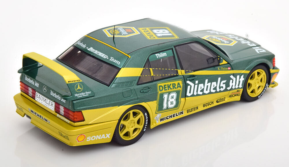 1/18 scale 1990 Mercedes 190E 2.5L 16v EVO 2  DTM Diebels Alt by SOLIDO