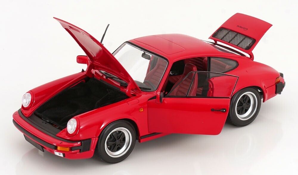 1/18 Scale 1983 PORSCHE 911 CARRERA  diecast model car in RED by Minchamps