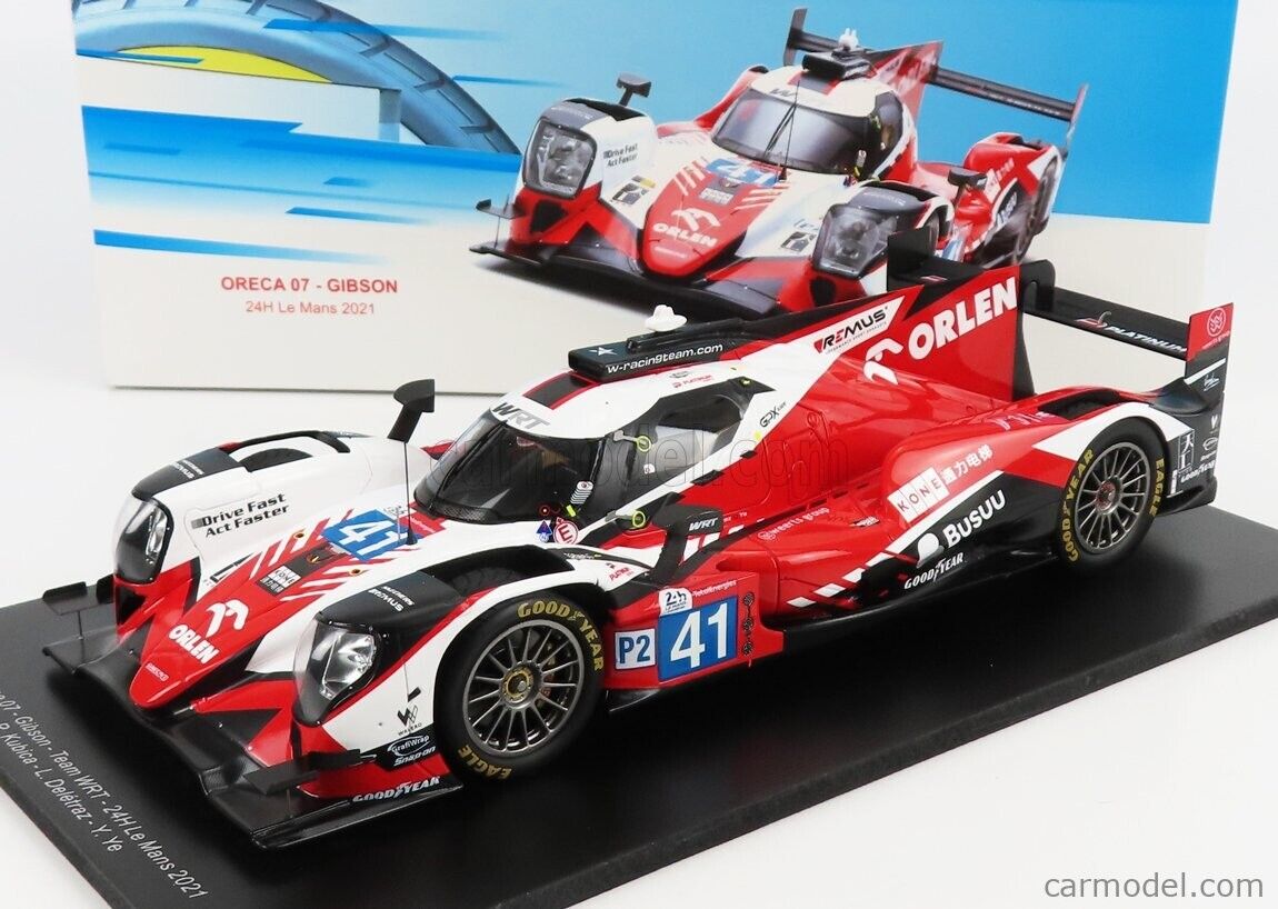 2022 Oreca Team WRT Orlen #41 LMP2 Le Mans 2021 Model Car 1/18 Scale Spark