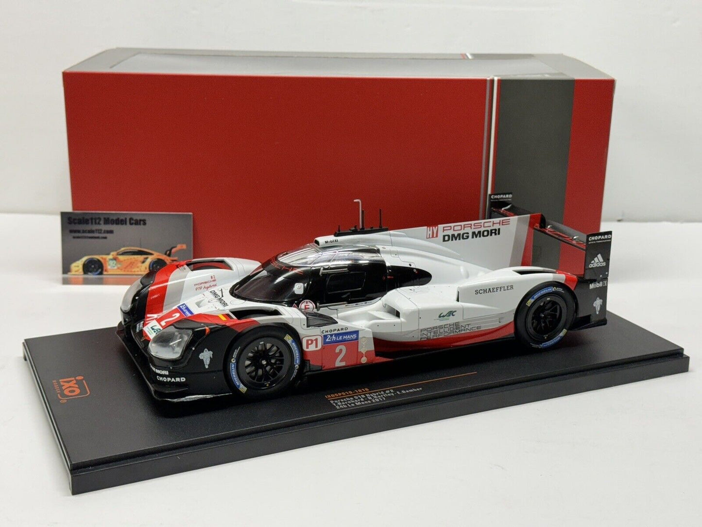 1/18 Scale IXO Porsche 919 Hybrid 2017 Le Mans Winner #2 Diecast Model Car