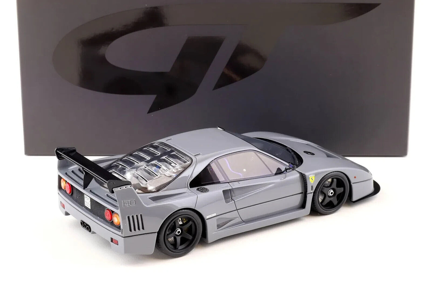 Ferrari F40 Competizione Nardo Grey 1989 Model Car 1/18 Scale By GT Spirit