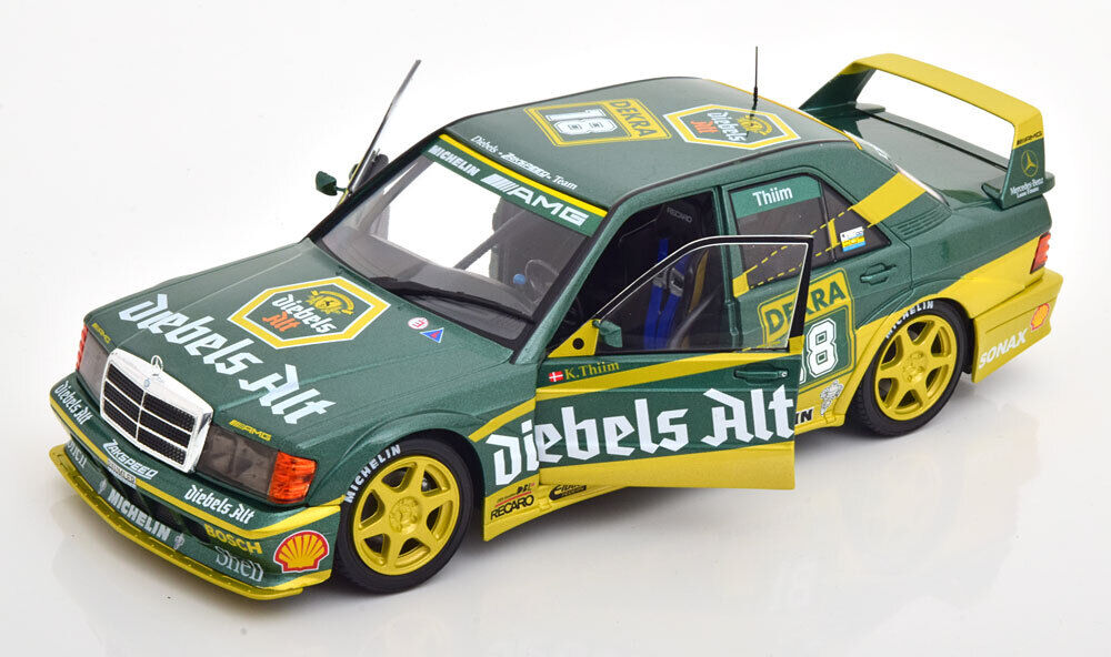 1/18 scale 1990 Mercedes 190E 2.5L 16v EVO 2  DTM Diebels Alt by SOLIDO