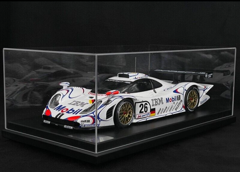 Spark Porsche GT1 #26 Winner 24h LeMans w/ Display Case Ltd. to 911 1/12 Scale