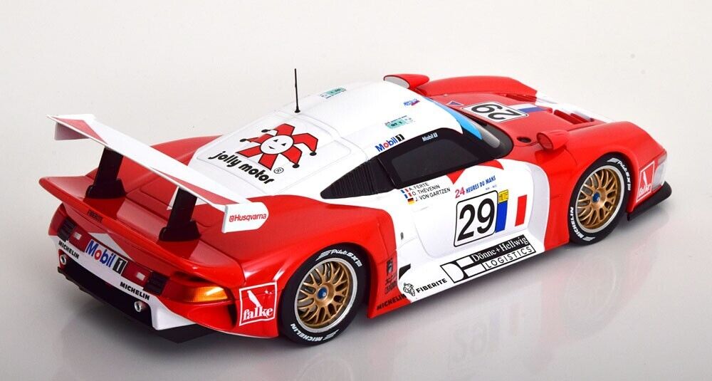 PORSCHE 911 GT1 LE MANS 1997 1/18 SCALE DIECAST MODEL CAR BY WERKS 83