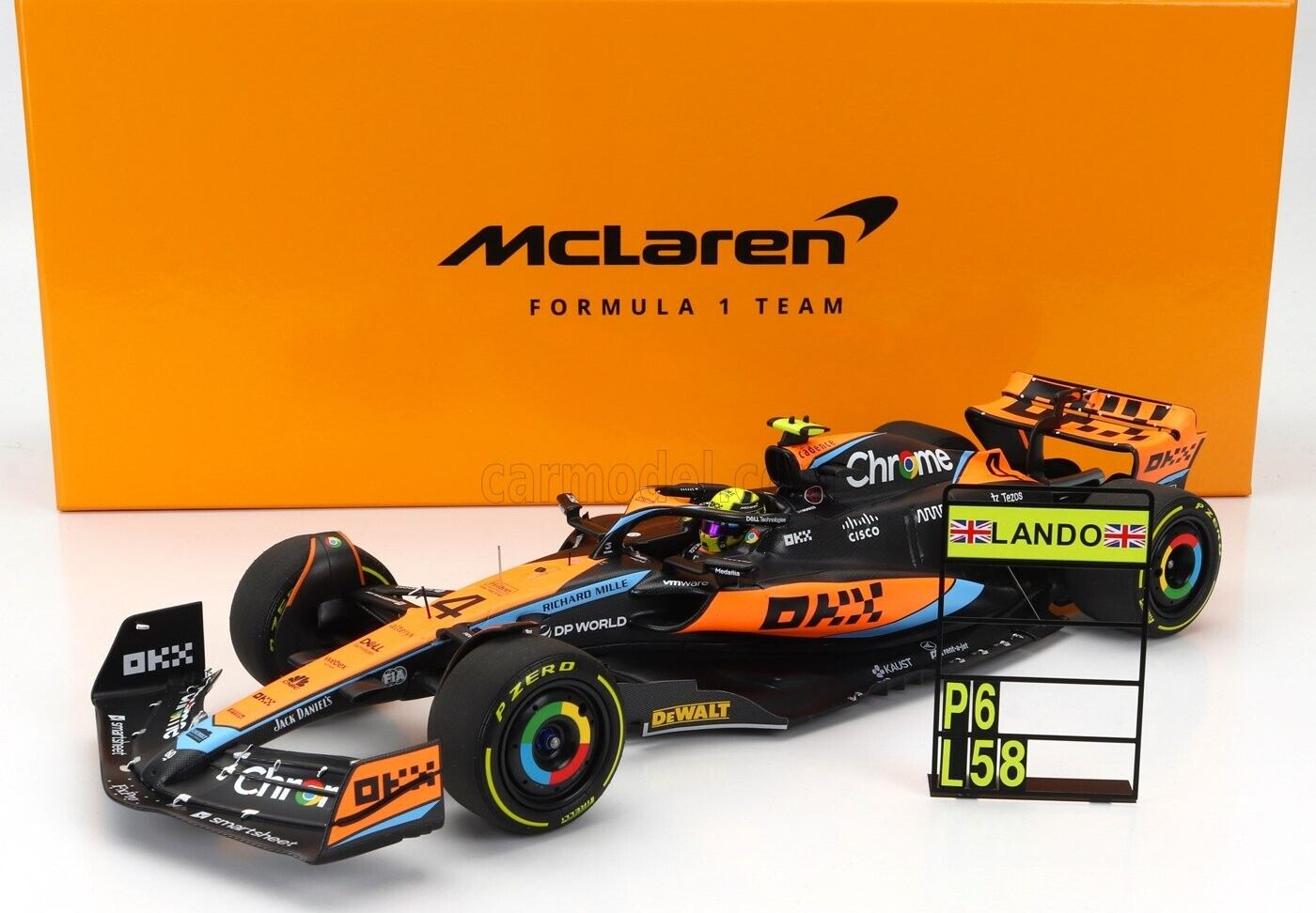 1/18 Minichamps McLaren MCL60 2023 GP Australian #4 Lando Norris Collectors Box