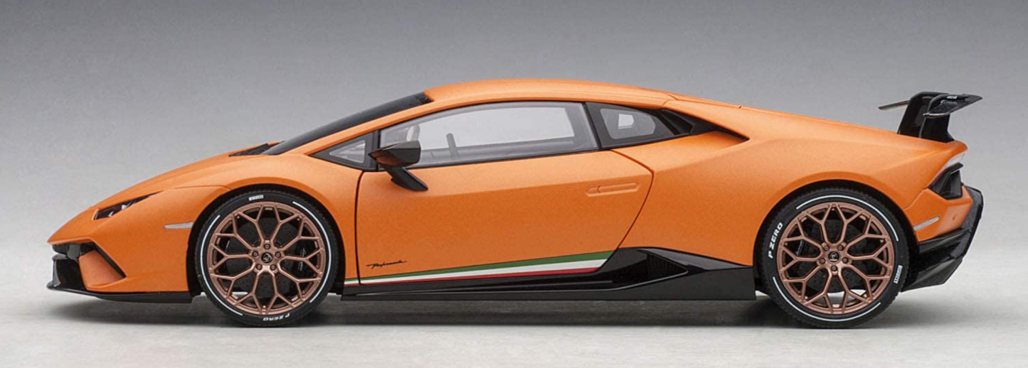 1/18 Scale Autoart Lamborghini Huracan Performante Matt Orange Model Car