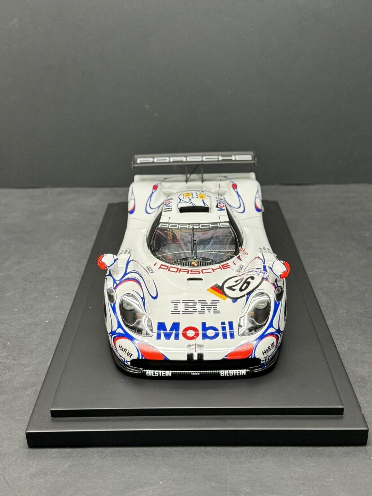 Spark Porsche GT1 #26 Winner 24h LeMans w/ Display Case Ltd. to 911 1/18 Scale