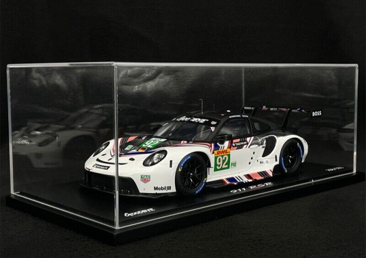 1/18 Scale Spark 911 RSR 991 #92 WEC 2022 8 hours of Bahrain With Display Case