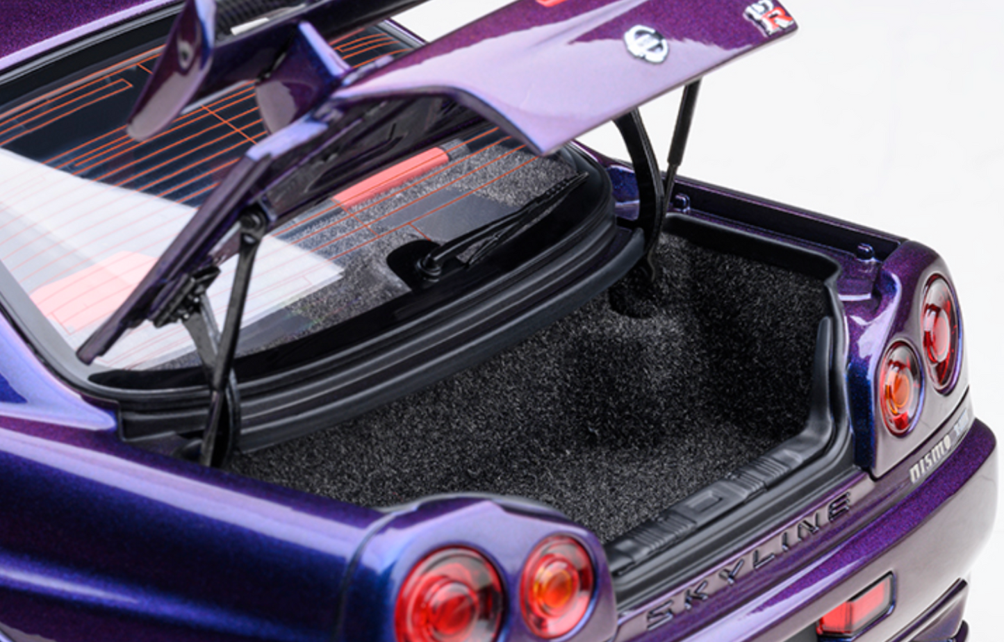 NISSAN NISMO (R34) GT-R-Z-TUNE - MIDNIGHT PURPLE - AUTOART 1/18 - MODEL CAR