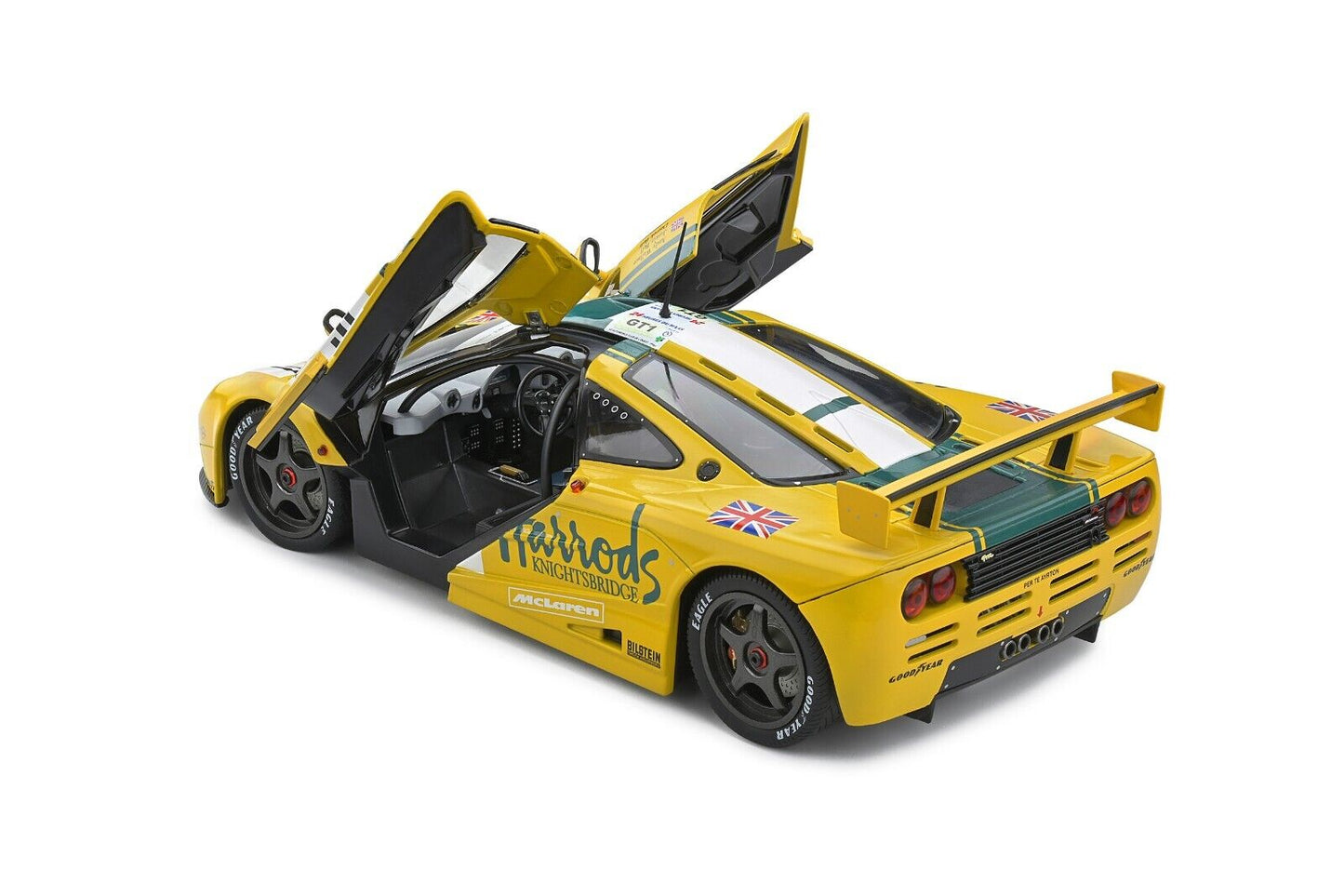 1/18 SCALE MCLAREN F1 GT-R SHORT TAIL 1995 24H LE MANS MODEL CAR by SOLIDO