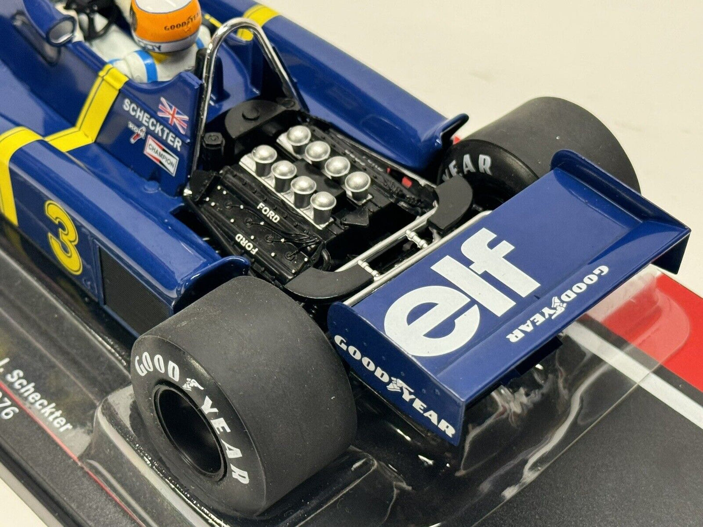 1/18 scale TYRRELL P34 #3 Jody Scheckter 1976 Swedish GP Diecast Model Car