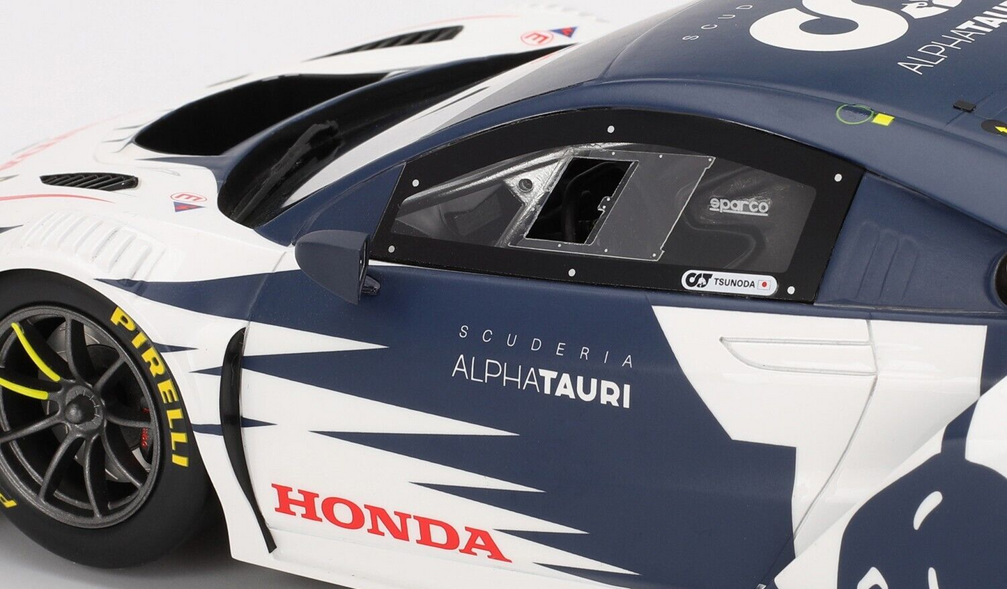 1/18 Scale Honda NSX GT3 EVO #22 Yuki Tsunoda "AlphaTauri" By Top Speed Models